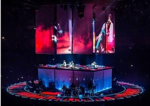 Wholesale Front Rear Transparent Hologram Mesh Screen For Live Concert from china suppliers