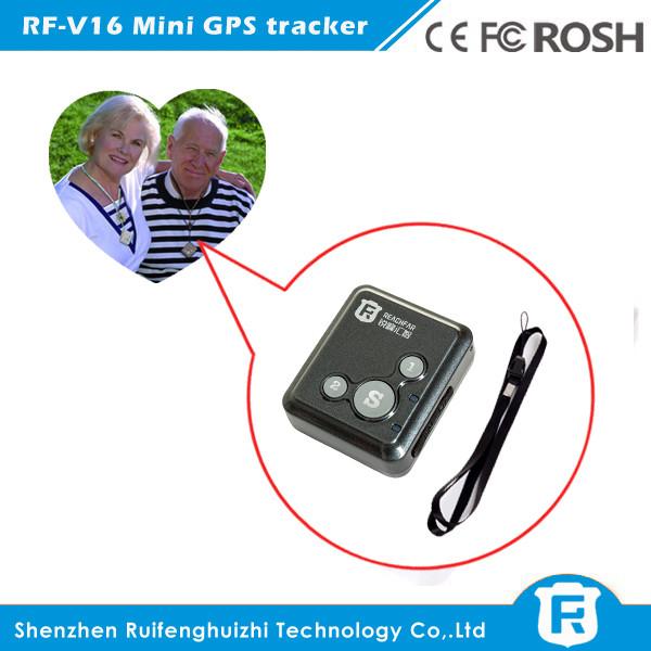 Quality Personal wearable gps tracker chips elderly with free IOS& Android APP software for sale