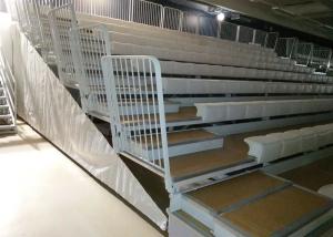 Wholesale Electrically Telescopic Retractable Seating System , Movable Stadium Seating For Sport Center from china suppliers