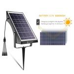 Waterproof Outdoor Portable Motion Sensor Light Auto On / Off For Yard Garden