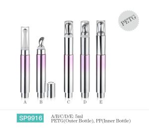 Wholesale Customized Cosmetic Airless Glossy Bottle For Packaging In Plastic / Metal With Matte Frosted from china suppliers
