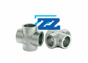 Wholesale Cross 2 1 / 2 &quot; 6000LB Socket Weld Pipe Fittings ASTM A182 F11 ASME B16 11 from china suppliers