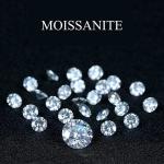 Coloured Blue Lab Created Loose Moissanite Gemstones Diamonds 3mm