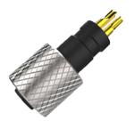 3 4 Pin M5 Circular Connector Moulded On Cable For Machine Condition Monitoring