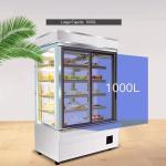 SUS304/201 Cake Display Refrigerator Multipurpose White Black Color