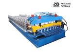 Step Tile Roll Forming Machine , Color Steel Glazed Tile Making Machine