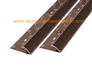 Wholesale Single Sided Metal Carpet Gripper Strips Chrome Carpet Door Bars Matt Anodised from china suppliers