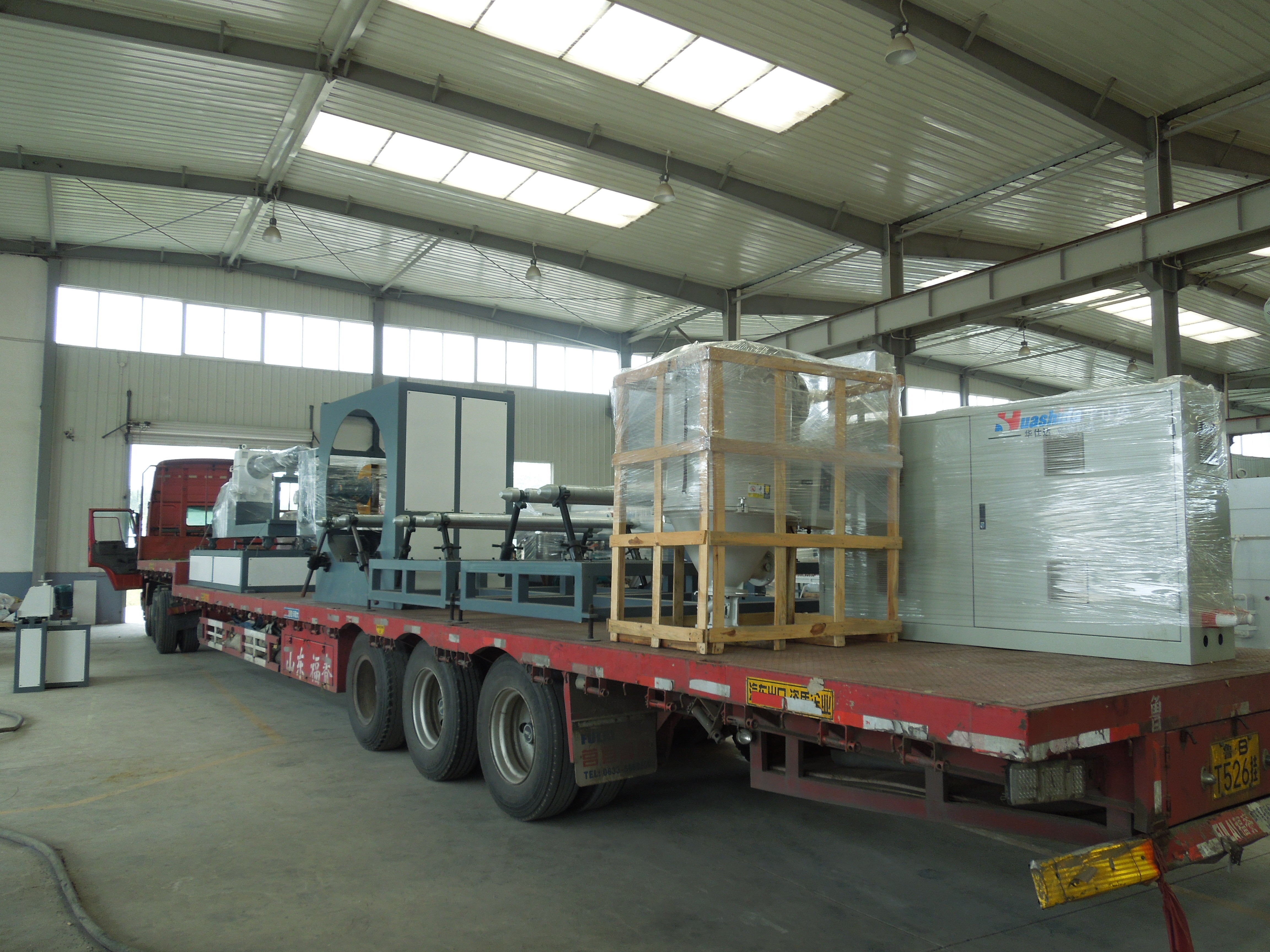 HDPE Hollow Wall Winding Pipe Extruder Machine