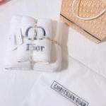 Soft Comfortable Knitted Cotton Towels Gift Set for Bathroom Rectangle and