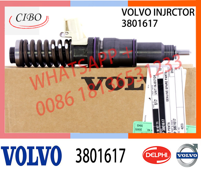High-Quality Common Rail Diesel Fuel Injector 22325866 3801617 for VOL