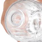 Hot Stamping 50ml Empty Wine Glass Bottles with Seal Glass Lid Mini Brandy