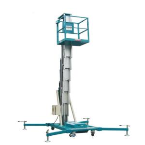 Wholesale 120kg Power Elevated Work Platform 12m Vertical Mast Boom Lift from china suppliers