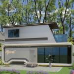 2 Bedroom Prefabricated Modular Capsule Tiny House 8.5m / 11.5m Size