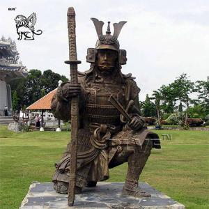 Wholesale Bronze Japanese Samurai Statue Sculpture Outdoor Large Garden Art from china suppliers