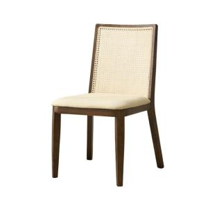 Wholesale Restaurant Furniture Rattan Chair with Ash Wood Frame and Upholstered Seat from china suppliers