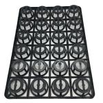 Injection Mould 24 Holes HDPE Plastic Nursery Tray Pot Carry Tray OEM