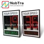 Traffic Control Slow Down Speed Limit Signs Visibility More Than 500 Meters