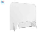 Cashier Protection Barriers Clear Acrylic Sheets for Sneeze Guard