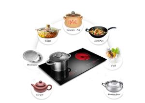 Wholesale Two Elements Built In 730X430mm Ceramic Induction Stove from china suppliers