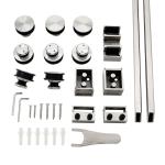 SSS/PSS Modern Sliding Shower Door Square Double TRACK for Home Bathroom