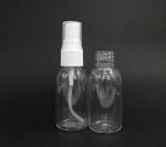 50ml Clear PET Plastic Spray Bottle With Classic Design