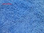 Blue 80 * 140cm Altra Thick Microfiber Bath Towels Super Absorbent Bathroom