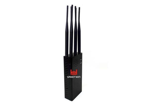 High Gain 6 Channel Mobile Phone Signal Jammer , 3G2100 WiFi Cell Phone