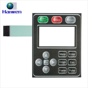China Customized graphics overlay Membrane switch keyboard on sale