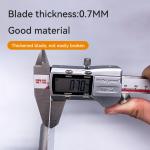 Professional Carbon Steel Plaster Trowel with Wooden Handle and 0.7mm Blade