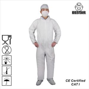China Breathable disposable SMS coverall Medical Food processing coverall on sale
