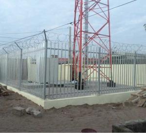 Wholesale 2.4m Width Steel Security Fence Panels , 1.5m High Galvanised Palisade Fencing from china suppliers