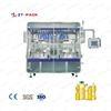 SS316 PLC Control Capper Wet Glue Paper Label Bottle Oil Filling Machine For