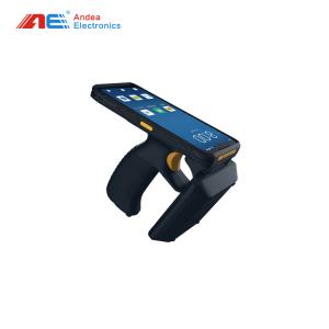 China RFID Portable UHF Handheld Scanner UHF RFID Electronic Tag Reader on sale