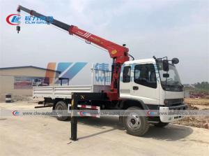 Wholesale ISUZU FTR Lorry Mounted Straight Arm 10 Tons Palfinger Crane from china suppliers
