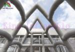 White PVC Inflatable Event Tent With Sydney Opera House Shape And Transparent