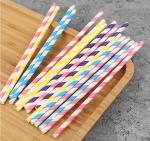 Food Grade Natural White Solid Color Drinking Paper Straw,High quality