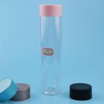 350ml 500ml PET 47mm Slim Cylinder Juice Jar Plastic