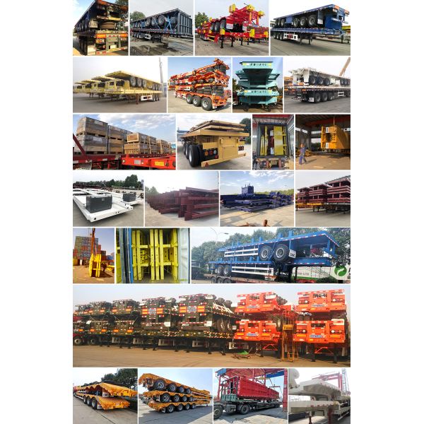 2022 Africa Model U-shaped Semi Trailer End Dump Truck with Stones and Sands Function
