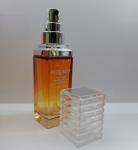 Acrylic Cap ODM Glass Cosmetic Bottles Skincare Packaging 30g Amber Lotion