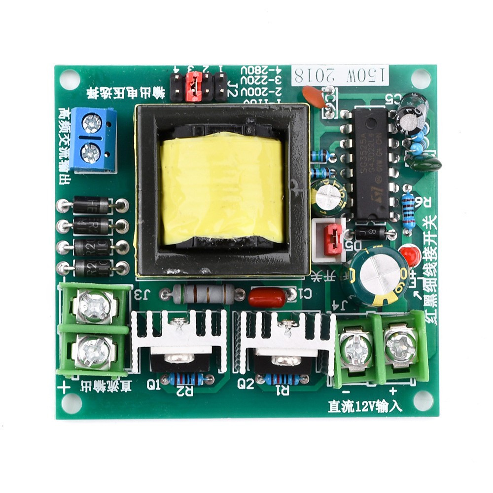 12V To 110V 200V 220V 280V 150W Inverter Boost Board Transformer for Battery Inverter