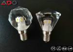 450lm Dimming Led Candle Lights , 4.3w 2700k Light Bulb Crystal E12 Base