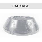 Silver Color 20mm Trim Cap J Type Acrylic Plastic Trim Cap