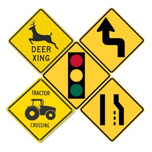 Wholesale Reflective Sheeting Road Sign Traffic Safety Sign Board in Customized Size 10cm-25cm from china suppliers