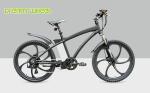 25km/H Electric Mountain Bicycle , Magnesium Alloy Electric Mountain Bikes For