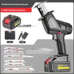 3000Mah Lithium Battery Electric Chain Saw Cordless Continuously Variable Speed