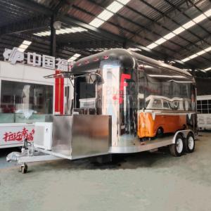 Wholesale 40kms per hr Mobile Sales Trailer for Snacks Fast Food Drinks Ice Cream Coffee Milk Tea from china suppliers