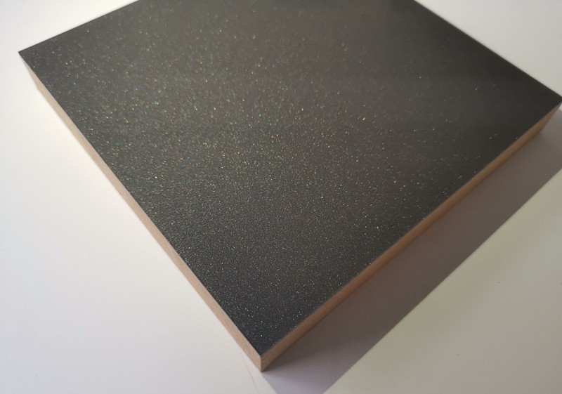 high gloss Acrylic sheet faced sparkle silver mdf board for 1-2mm acrylic sheet
