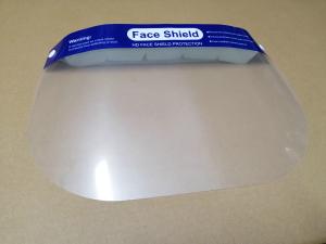 Wholesale PET / PU Anti Epidemic Products , Clear Anti Fog Face Shield Protective from china suppliers