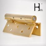 Golden Corrosion Resistant Solid Brass Hinges SGS Certification For Door