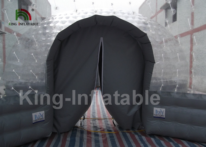 Airtight Combo Color Clear Inflatable Bubble Tent 8m Diameter For Outdoor